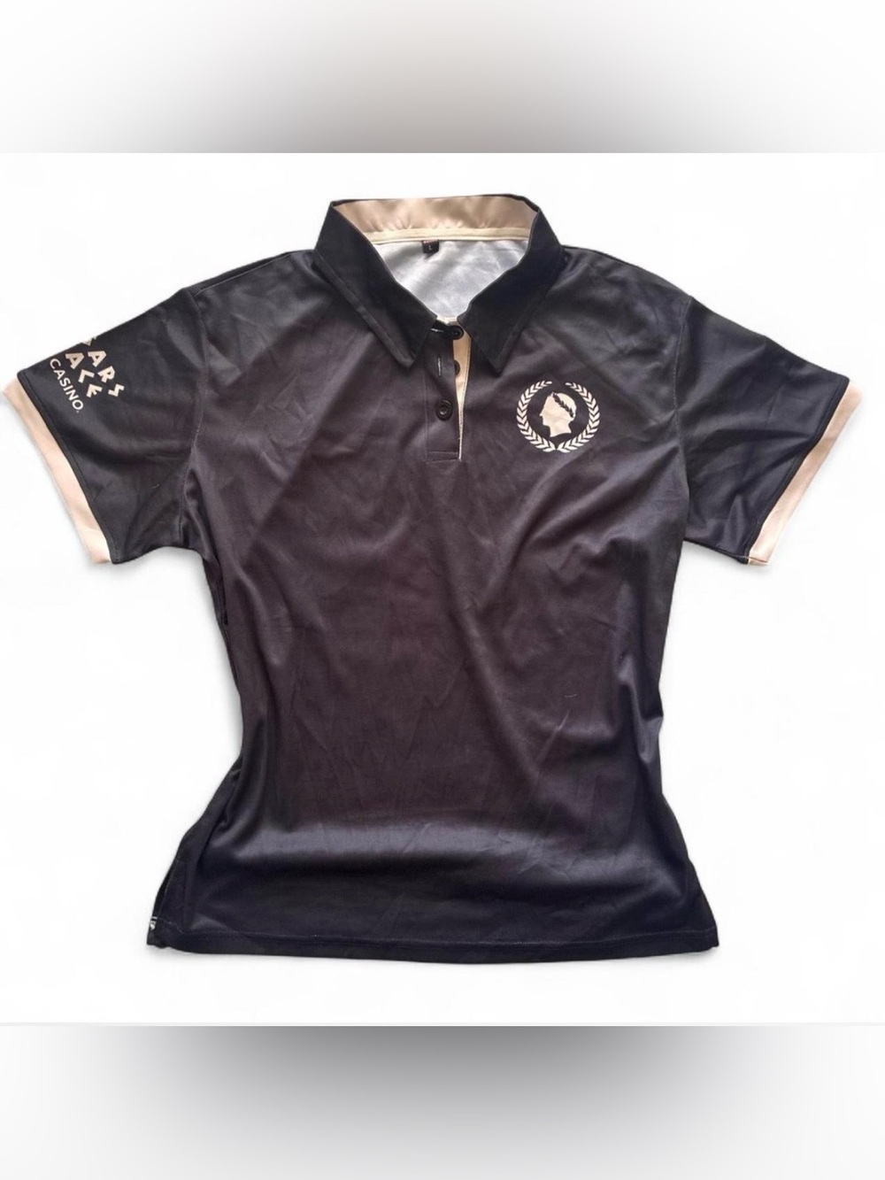 Ceasar’s Palace Women’s Polo Top Online Casino Size Large